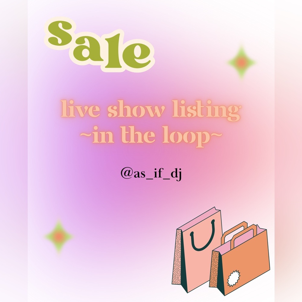 💕LIVE NOW!!! 📢LIKE THIS LISTING FOR LIVE SHOWS💕